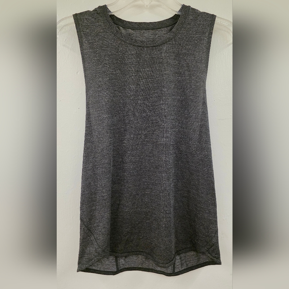 Lululemon All Tied Up Tank Heathered Black Gray Size Unknown